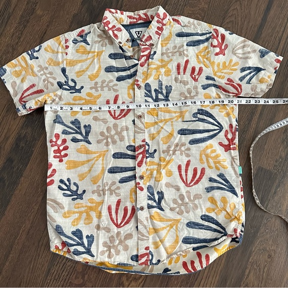 Vissla men’s printed button down top shirt - Picture 5 of 9